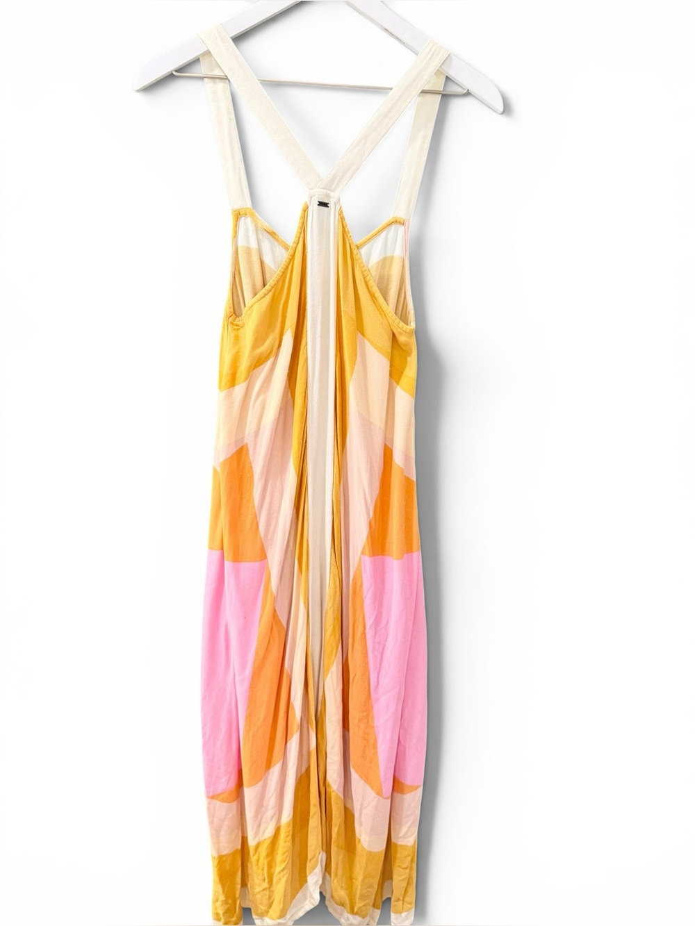 O’Neill Miranda White Multi Geometric Print Midi Dress - Picture 9 of 12
